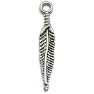 16pcs Feather Charms nature bird jewelry making supplies